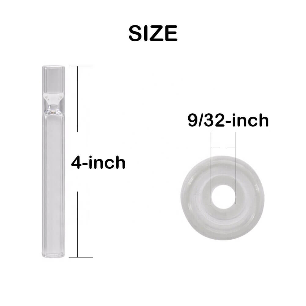 size of glass one hitter